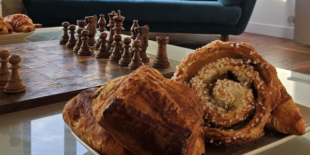Petit déjeuner à la Villa Courreau